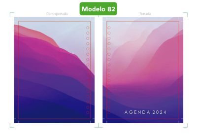Modelo 82 plantilla para personalizar agendas